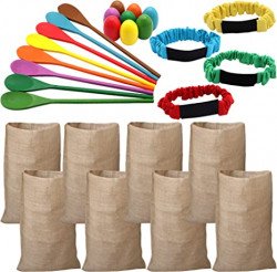 91rH3RJT9ML. AC SX466 1682986806 Potato Sack Race Bags, Egg and Spoon Race, Legged Relay Race