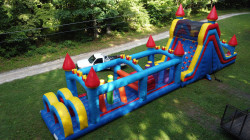 MUYZ1186 1642035668 Castle Combo 60' Obstacle Course
